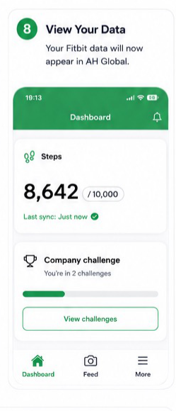 Fitbit connection visual step 8