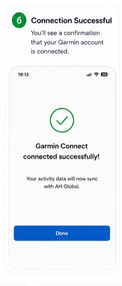 Garmin connection visual step 6