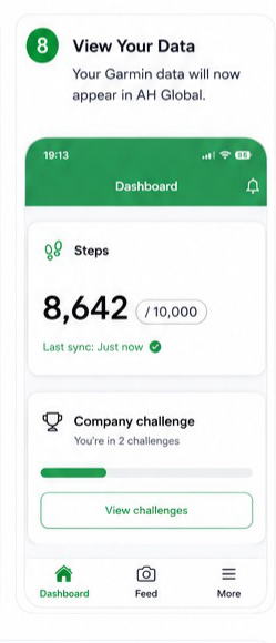 Garmin connection visual step 8