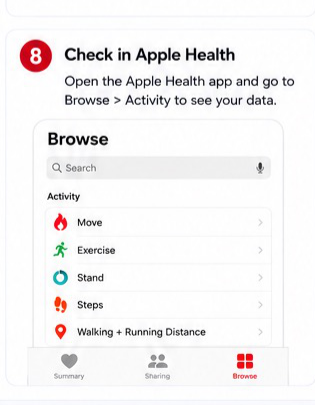 Polar Flow to Apple Health visual step 8