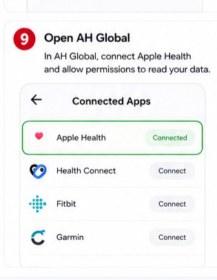Polar Flow to Apple Health visual step 9