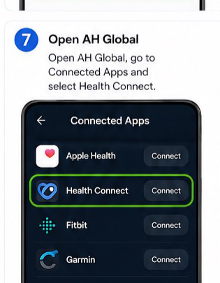Samsung Health to Health Connect visual step 7