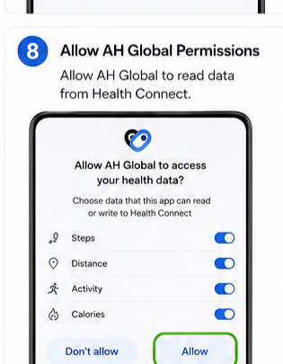 Samsung Health to Health Connect visual step 8